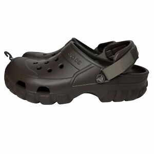 Crocs Men's Offroad Sport Clog Stylish, Comfy & Lightweight Shoes Size 9 Brown