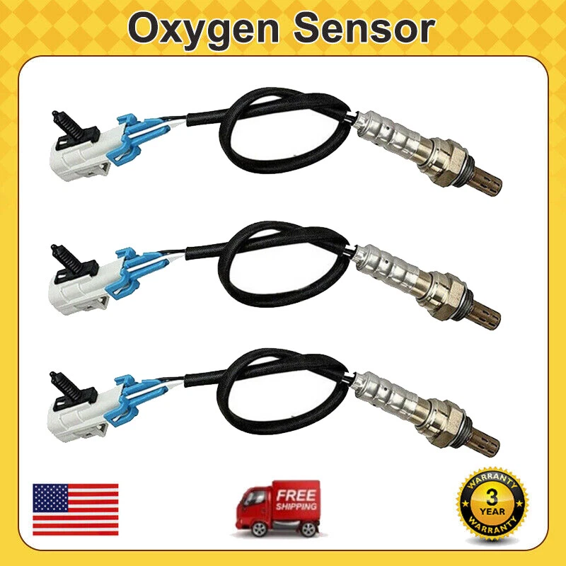 Juego de 3 sensores de oxígeno O2 superior + inferior para Chevrolet Blazer GMC Jimmy 2002-2005 Foto 1 de 4