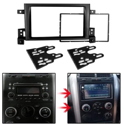 Marco panel fascia radio estéreo coche Suzuki Grand Vitara 7" doble din para 05-17 Foto 1 de 4