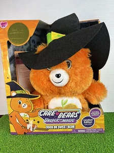 Care Bears Halloween Limited Edition Trick or Sweet Bear Plush Authenticity Cert - Picture 1 of 9