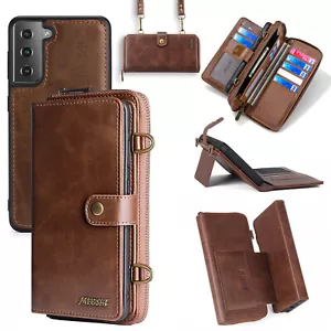 Wallet Lederhülle für Samsung Galaxy A15 5G A54 A03S A13 A35 20/S22/S23/S24 - Bild 1 von 9