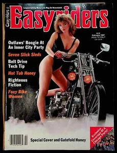 VINTAGE Easyriders Magazine February 1987 David Mann Motorcycle Biker CF Art - Picture 1 of 1