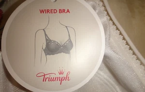 Triumph Damen BH weiß Claudette 200 W ungepolstert ungeformt ohne Bügel 36B - Bild 1 von 11