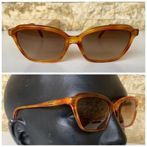 NOS VINTAGE MISSONI SUNGLASSES M 226 AMBER TORTOISE MEDIUM 1970'S UNUSED ITALY - Picture 1 of 23