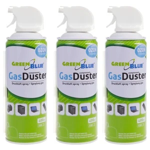 Druckluft Aerosol 3 Stück GB400 400ml Spray Reinigung Elektronik - Bild 1 von 7
