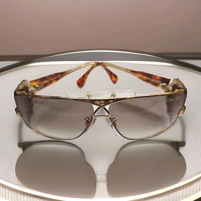 Gafas de sol vintage Cazal modelo 955 - Col.97 - marrón dorado hechas en Alemania Occidental Foto 1 de 4