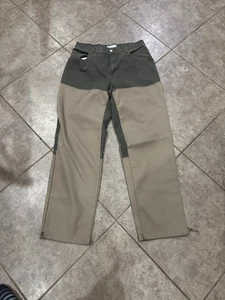 Columbia Hunting Brush Guard Pants 34x32 Brown Heavyweight - Picture 1 of 8