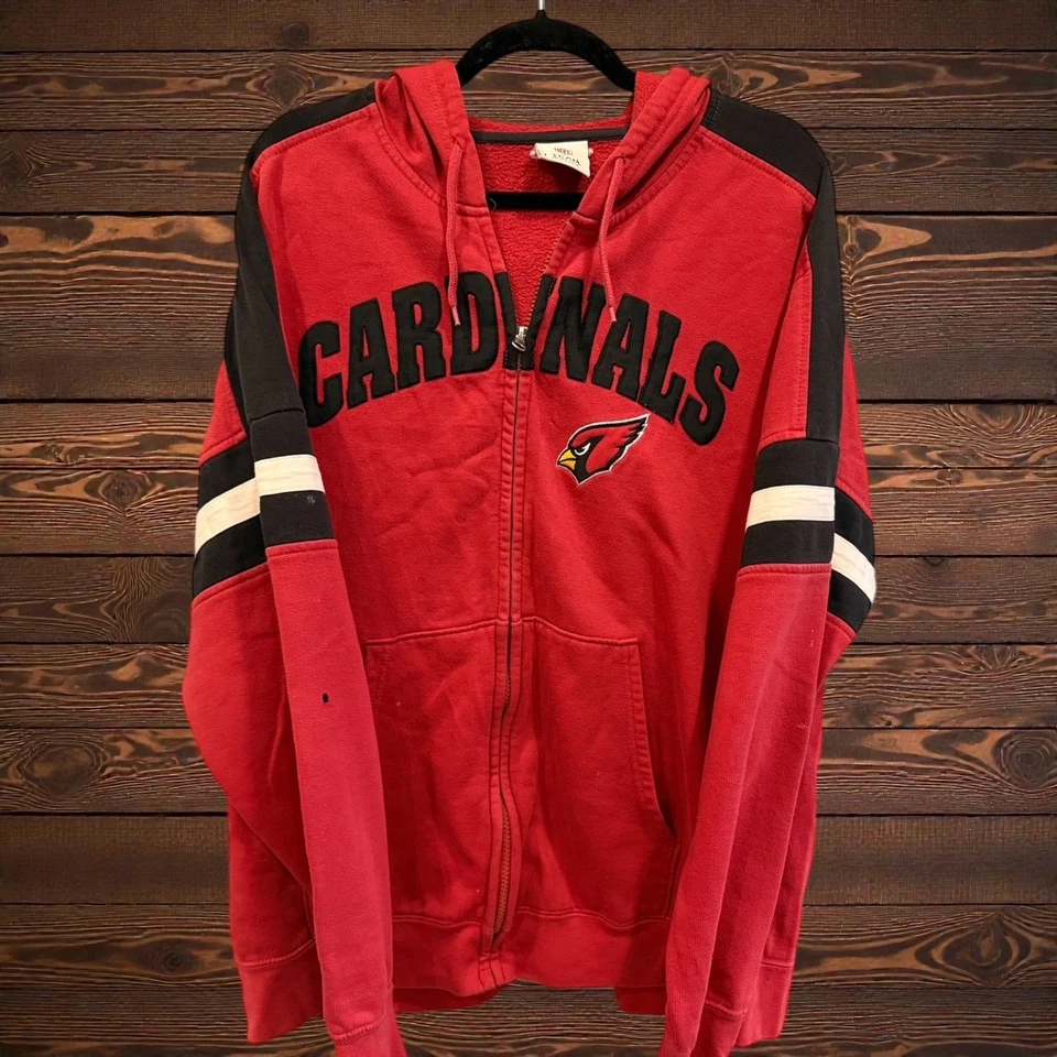 Sudadera de Colección Años 90 Arizona Cardinals Logo Equipo NFL Cuello Redondo Talla L Foto 1 de 3