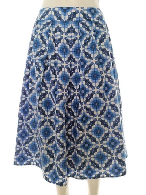 ⭐ ESPRIT Womens Spódnica Trapezowa Niebieski Bawełna 8/10 (36) ⭐ - Image 1 of 4