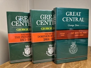 Great Central by George Dow UK 3 Vol HB Set Ian Allan - Vintage Railway Trains - Imagen 1 de 16