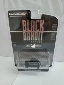 Greenlight Black Bandit 1960 Austin Mini Cooper MKI Black - Green Machine CHASE - Picture 1 of 6