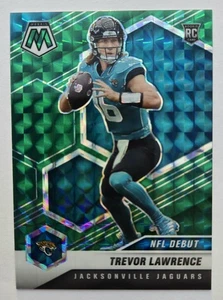 2021 Panini Mosaic Trevor Lawrence Reactive Green Refractor Rookie Card RC NMMT - Picture 1 of 2