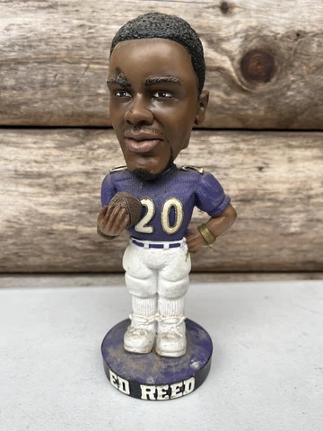 VTG Ed Reed 20 Baltimore Ravens Bobblehead Statue Collectible HOF NFL Citgo Cover