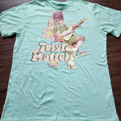 Trixie Mattel: Camiseta, Talla Hombre Mediana, Color Turquesa, Nueva Con Etiquetas Foto 1 de 4
