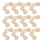 120 Wooden Circle Tags with Hooks for Boards & Ornaments