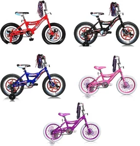 16" Boy's/Girl's BMX BIKE COASTER BRAKE TRAINING WHEELS 4-6 YEARS OLD== 5 Colors - Picture 1 of 6