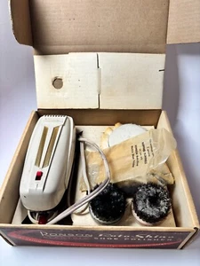 Vintage Ronson Roto-Shine Magnetic Electric Shoe Polisher Kit In Original Box - Picture 1 of 16