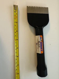 Kraft Tool BL415 Toothed Stone Mason's Chisel 2-3/4-Inch Multi - Picture 1 of 2