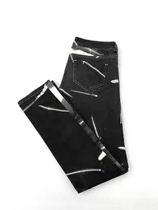 Pantalones de mezclilla Insideout blancos y negros talla 26 - Imagen 1 de 5