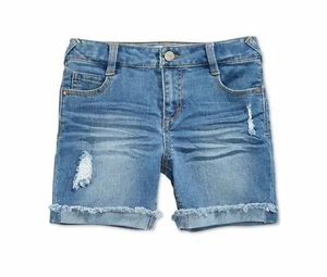 Epic Threads Juniors Girls Distressed Blue Denim Shorts Size 7 - Picture 1 of 2