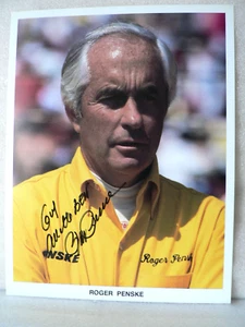 Roger Penske Autographed Signed 8 1/2 X 11 Photo Auto Racing Motorsports HOF - Picture 1 of 2
