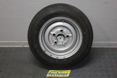 Komplettrad Wohnwagen 12" 12 Zoll Stahl 155/70 R12C 4,5x12 ET30 5x112 - Bild 1 von 4