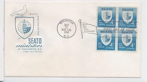 TurtlesTradingPost- SEATO 1960 #1151 FDC- House of Farnam- Block of 4 - Picture 1 of 1