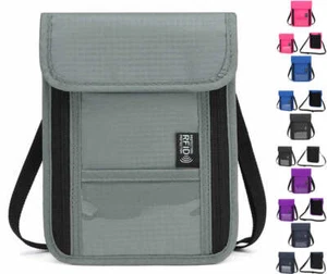 UK Travel Wallet Passport Holder RFID Organiser Pouch Cards IDs Cover Case - Picture 1 of 26
