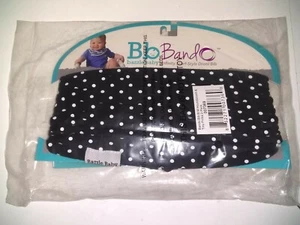 Bazzle Baby Bando Bib Black & White 2 Pack Brand New Sealed Bag - Picture 1 of 2