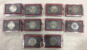Set Of (10) - National Jamboree Belt Buckles - Picture 1 of 9