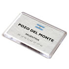 Fridge Magnet - Pozo Del Monte - Argentina - Lat/Long