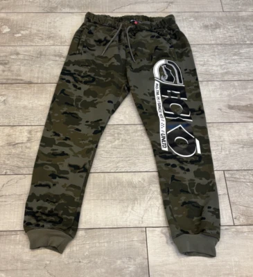 Pantalones de chándal Ecko Unltd polar verde camuflaje talla XL bolsillos Y2K ropa de calle Foto 1 de 4