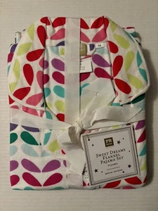 Pottery Barn Teen Sweet Dreams Flanell Pyjama Set ** Medium ** Mehrfarbig - Bild 1 von 4
