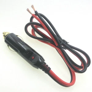 12V Car Copper Cigarette Lighter Power Socket Extension Cable 35/100/200/300cm - Picture 1 of 5