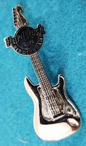 BIRMINGHAM 3D POLISHED SILVER METAL SERIES FENDER GUITAR Hard Rock Cafe PIN - Picture 1 of 1