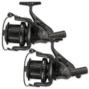 2 x Carretes NGT XT 8000 Big Pit Pesca de Carpa Negro Frontal Carretes de Arrastre Rápido - Imagen 1 de 5