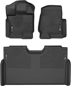 Floor Mats | Fits 2015-2024 Ford F-150 (Includes 2022-2024 Lightning) SuperCrew - Picture 1 of 12