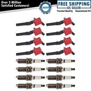 Ignition Coils & Spark Plugs Fits 1997-2014 Ford 1998-2011 Lincoln 98-11 Mercury - Picture 1 of 7