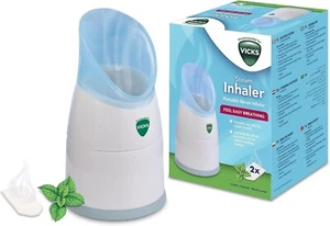Vicks Portable Steam Inhaler V1300 with VapoPads, Compact Easy to Use - Picture 1 of 4
