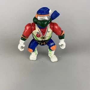 TMNT Hot Doggin Mike Figure Michelangelo Teenage Mutant Ninja Turtles Skiing - Picture 1 of 5