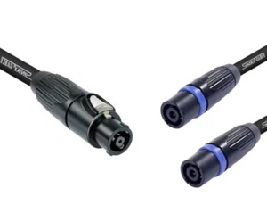 DG Systems - Fan-Out Spider Speakon NLT8F a 2 NLT4M, 2 cavi 4x2.5 Made in Italy - Imagen 1 de 2