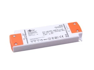 Transformador LED Slim regulable 24V 30W plano TÜV SELV instalación de muebles marcado MM - Imagen 1 de 2