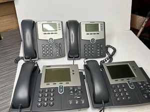 4 pc lot 2 Cisco CP-7940G 7940 SIP IP Phone PoE Bulk + 2 SPA564G Telephone - Picture 1 of 9