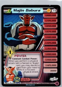 1x DBZ CCG MAJIN DABURA LV1 HOLO FOIL 73 BABIDI SAGA SCORE DRAGON BALL Z LIMITED - Picture 1 of 1