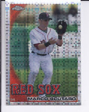 2010 Topps Chrome X-Fractors Boston Red Sox Baseball Card #15 Marco Scutaro