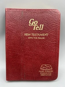 Pocket Go Tell New Testament Psalms James Robison - Genuine Leather 1978 - Imagen 1 de 4