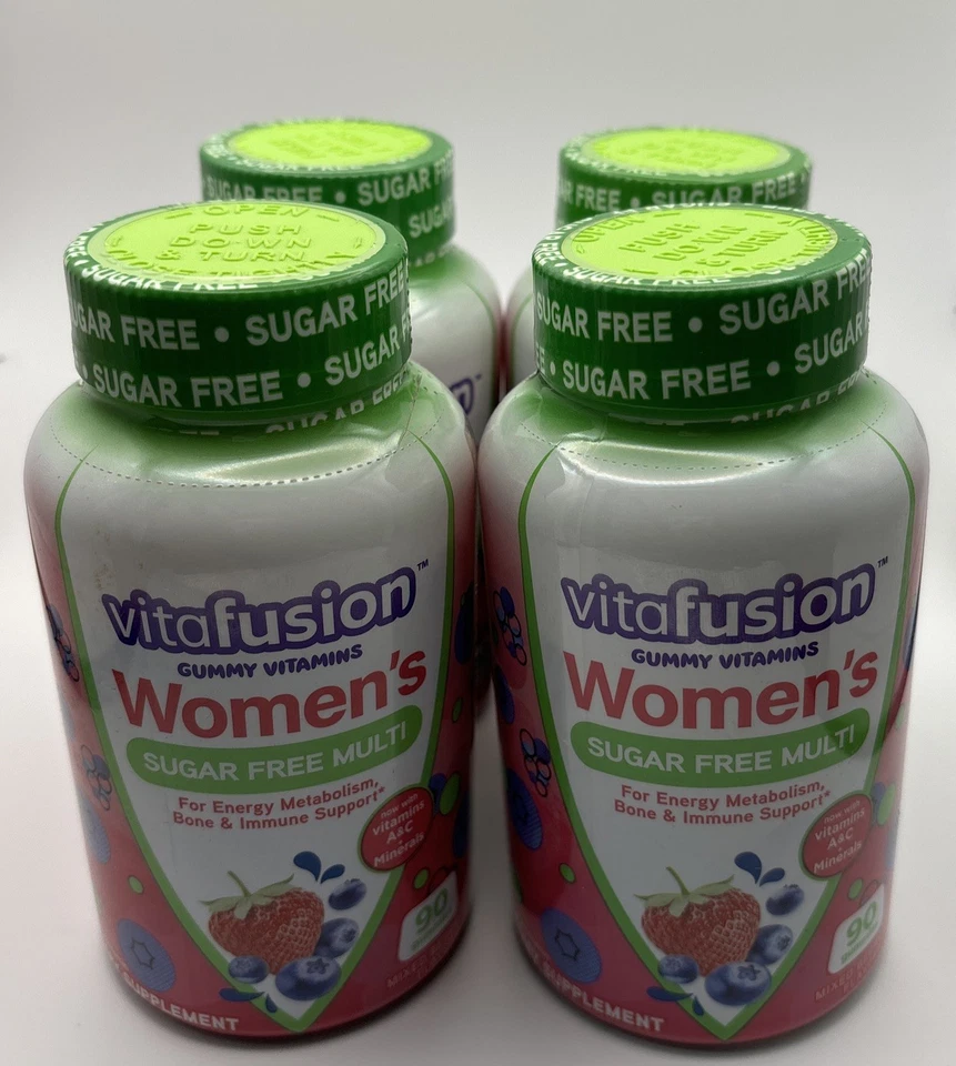 Vitafusion Gummy Vitamins Women's Sugar Multi Gummies 90 Ct Exp Nov 2025