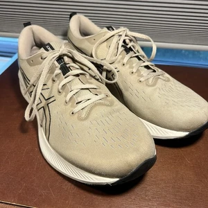 Asics Gel Excite 10 Men’s Size 12 Running Shoes F711223 Low Top Beige White - Picture 1 of 14