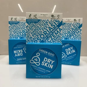 3 X GREEN GOO WHOLE BODY MOISTURIZER~DRY SKIN 1.82oz each EXP:8/2025 - Picture 1 of 6