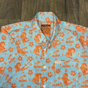 Camisa con botones de manga corta Dixon Flannel Company para hombre GRANDE floral  - Imagen 1 de 12
